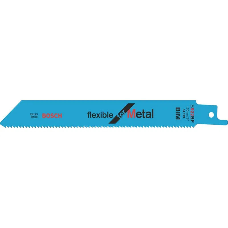 Bosch - S922BF (100 pack) (pkt of 100) Flexible for metal 150mm 14TPI