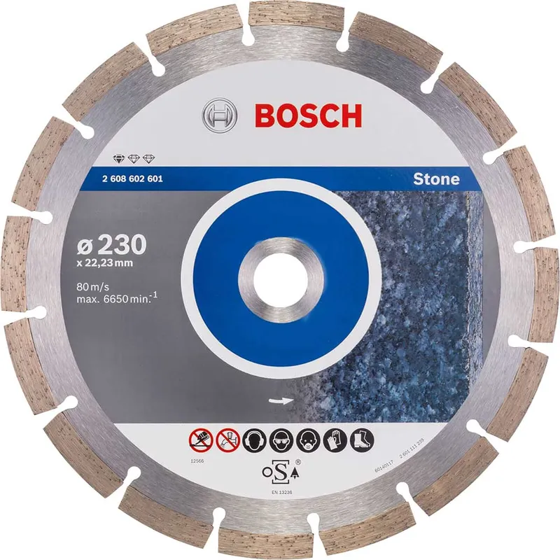 Bosch Diamond cutting discs Standard for Stone diamond cutting disc 2608602601