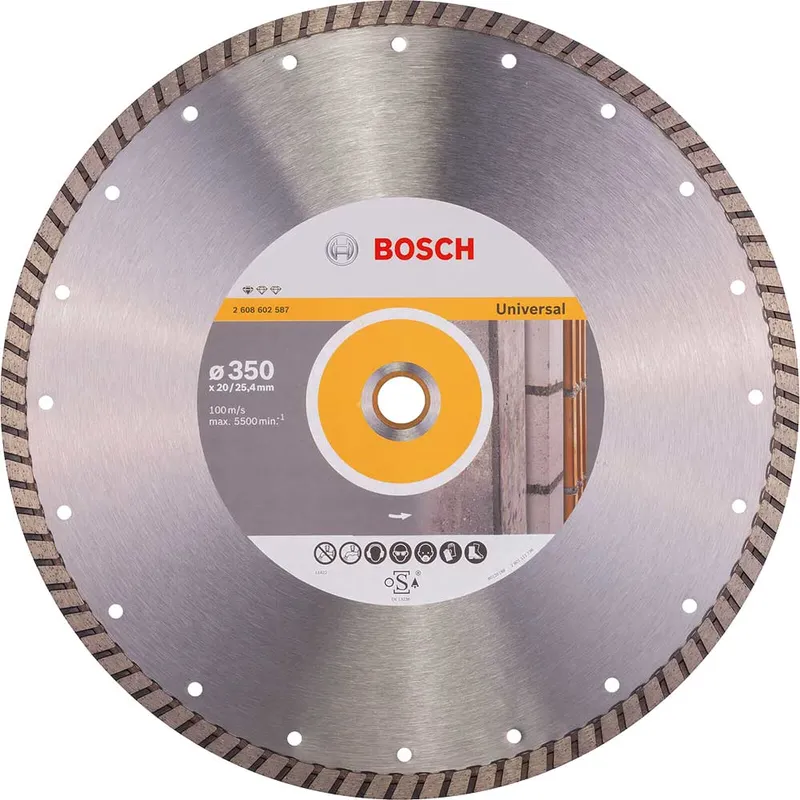 Bosch Cutting Disc Standard for Universal Turbo diamond cutting disc 2608602587