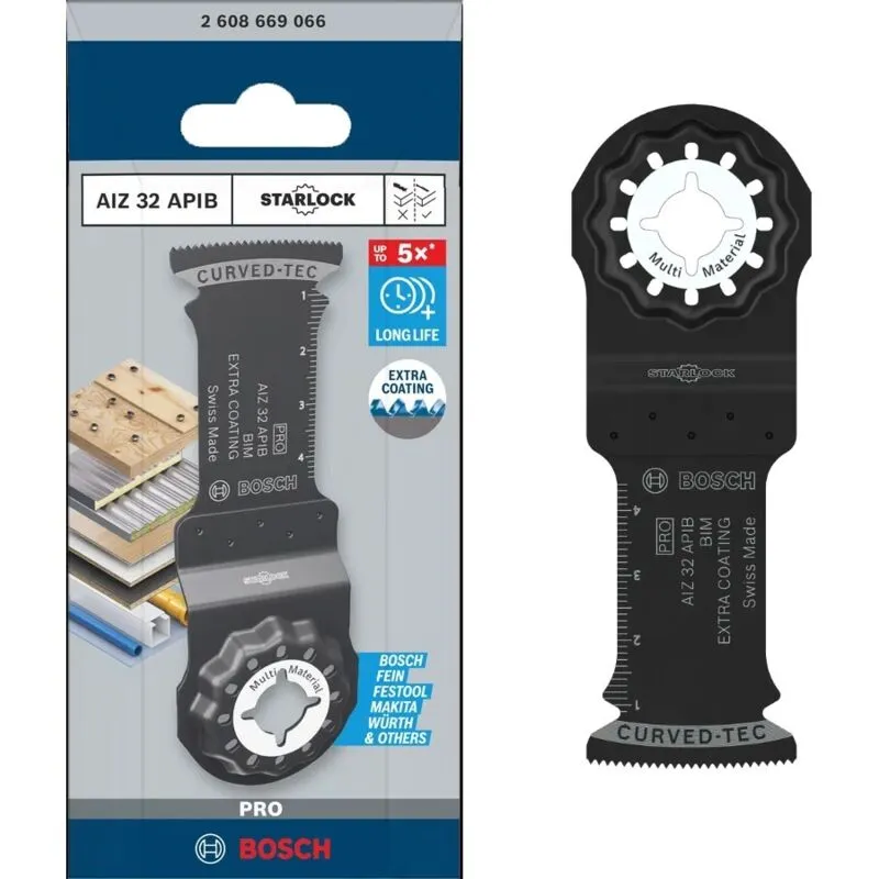 Bosch Diy 2608669066 Pro Aiz 32 Aib Plunge Cut Blade 32mm