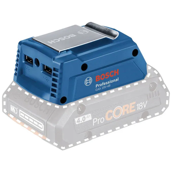 Bosch 06188000L6 Professional USB Charging Station Compact 2.4A Ports