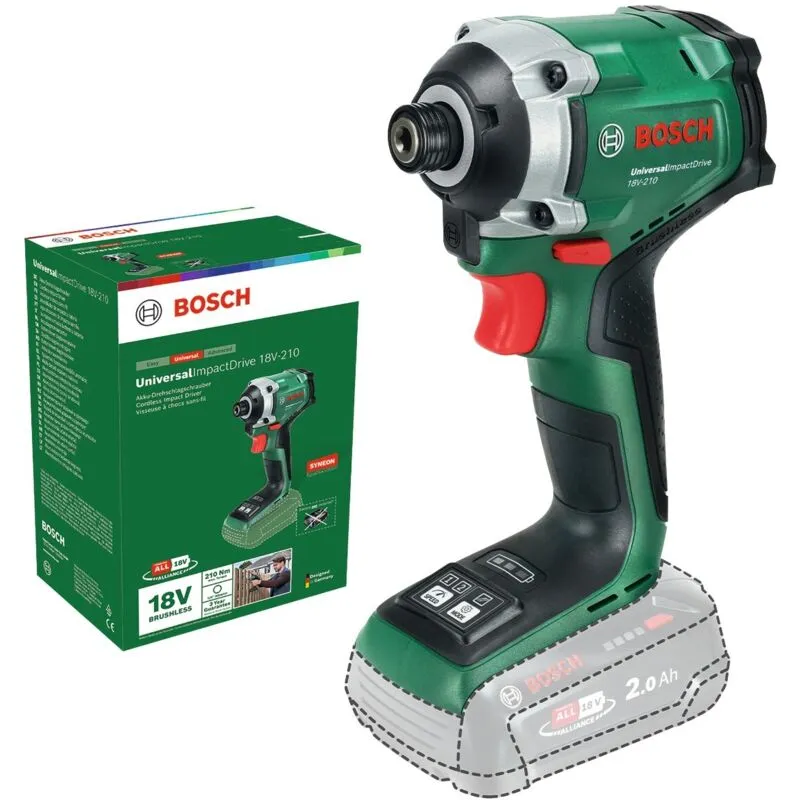Bosch 18v Brushless Impact Driver UniversalImpactDrive 18V-210 06039E7000 Bare