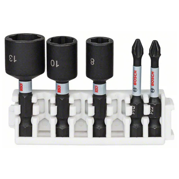 Bosch 2608522350 Impact Control 1/4" Hex Bit Set Durable for Heavy Use