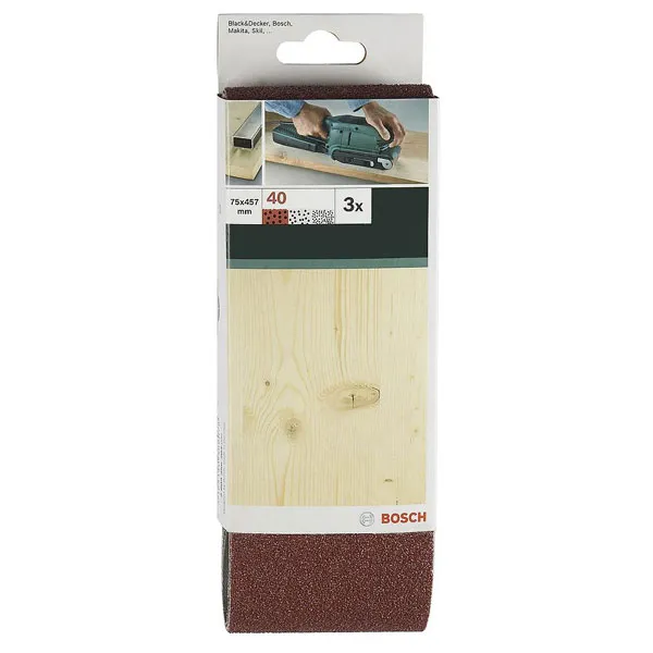 Bosch Sanding belts Pro X440 Sanding Belt 75x533mm G220 10 pcs 2608606085