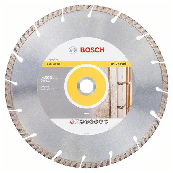 Bosch 2608615069 Diamond Disc 300mm Bore 25.4mm Universal Cutting