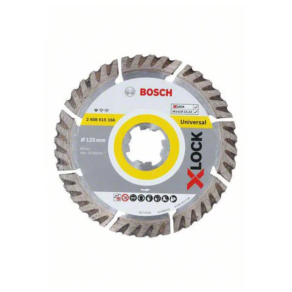Bosch 2608615166 X-Lock Diamond Cutting Disc 125mm Fast Reliable