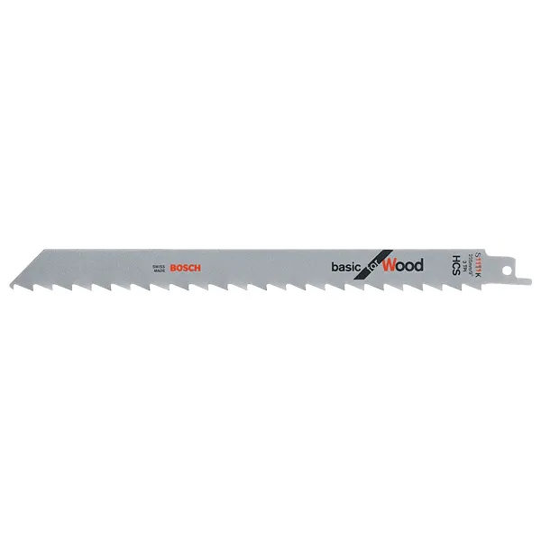 Bosch 2608654404 Sabre Saw Blade S2345xHCS Wood 200x1.25mm 6-10TPI...