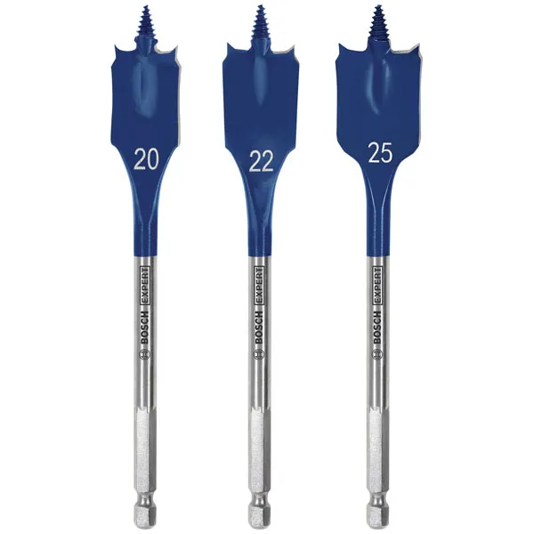 Robert Bosch Expert Selfcut Speed Spade Drill Bit 13/16/19/20/22/25 Mm 6-Pc 2608900333