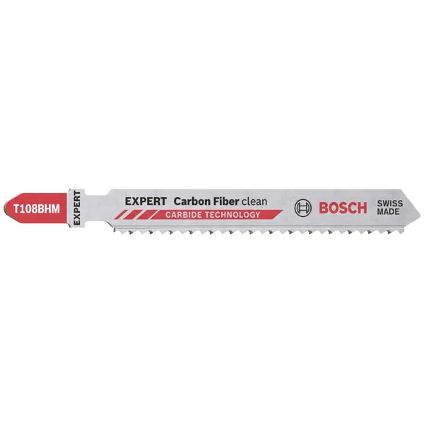 Bosch Expert Carbon Fibre Clean T 108 Bhm Jigsaw Blade 3-pc 2608900565