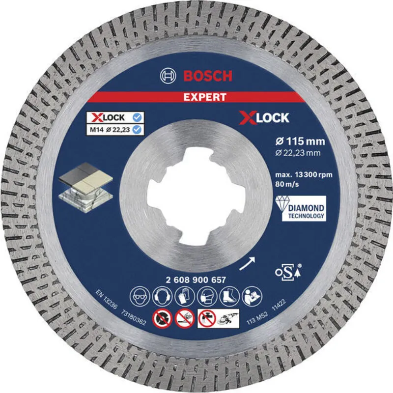 Bosch Diy 2608900657 Expert Hard Cer-Dia Cut Disc 115x22.23mm