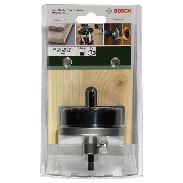 Bosch Holesaws set Holesaw Set 7-piece 2609255635
