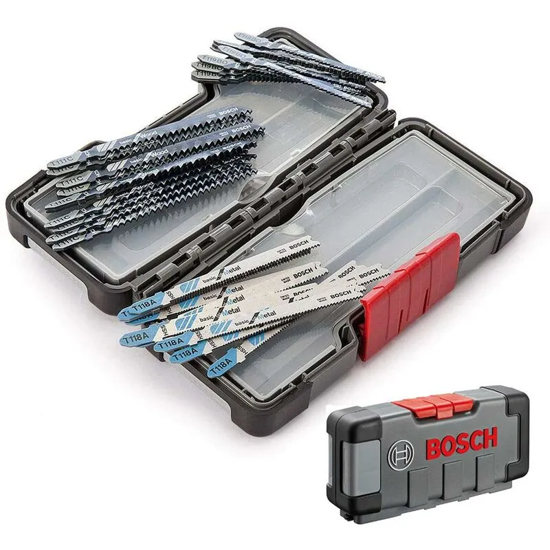 Bosch 2607010903 Jigsaw blade-Set Wood and Metal 30piece Single ca...