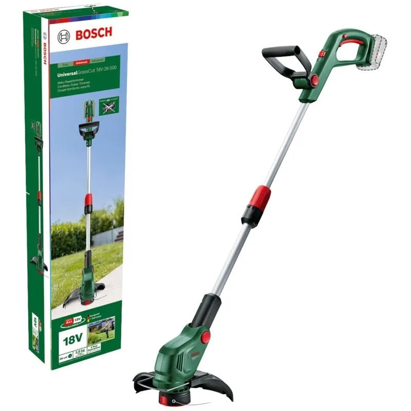 Bosch Cordless 18v Grass Trimmer UniversalGrassCut 18V-26-500 Carton 06008C1F01