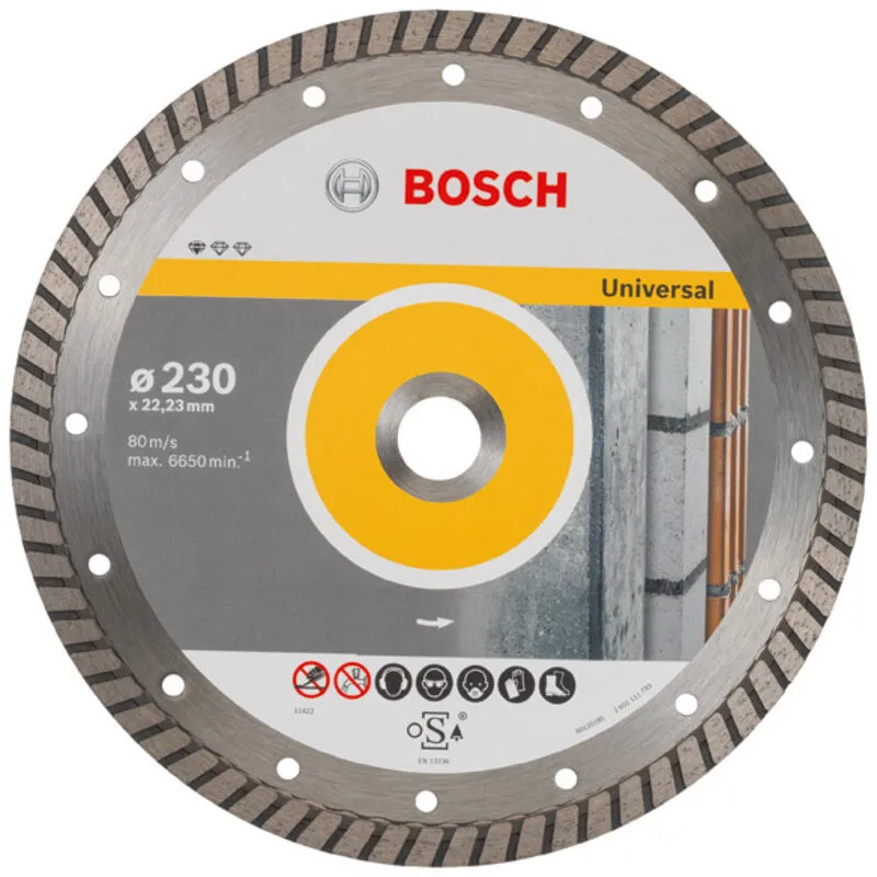 Bosch Cutting Disc Standard for Universal Turbo diamond cutting disc 2608602397