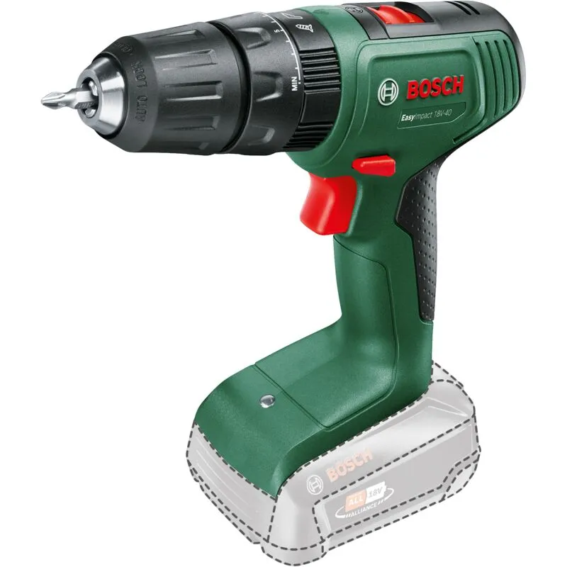 Bosch EasyImpact 18v 18V-40 Cordless Combi Drill - Bare Unit 06039D8100