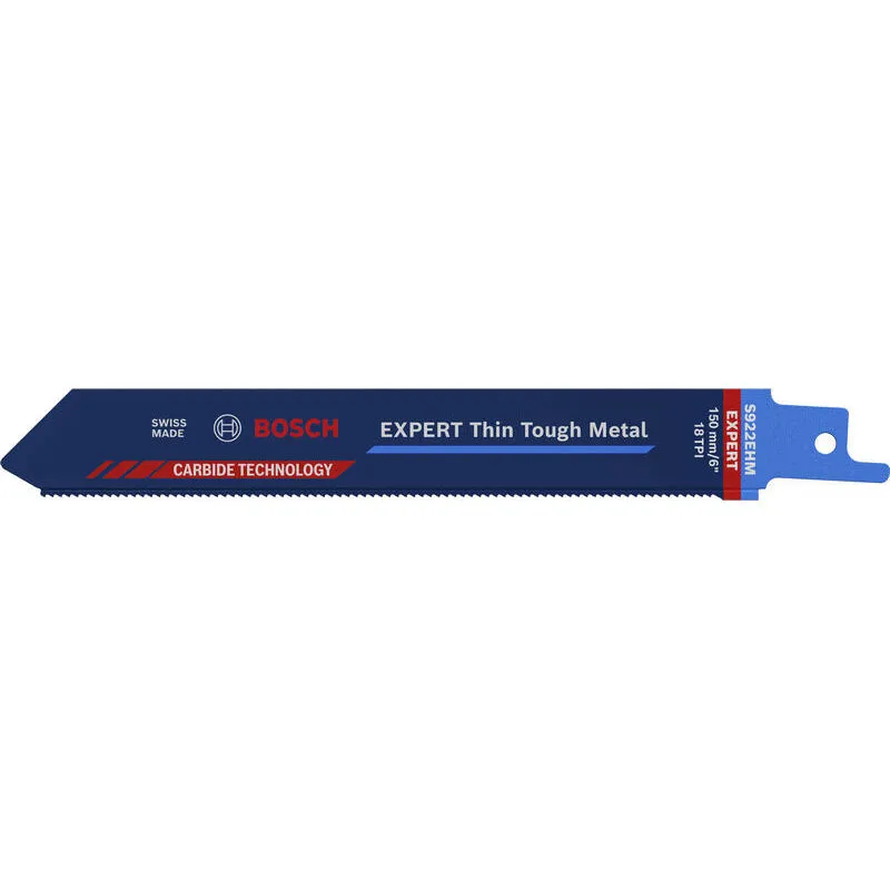 Bosch 2608900360 Expert Saber Saw Blade 150mm Cuts Tough Metal