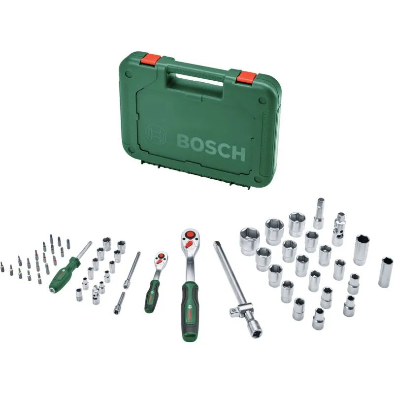 Bosch Hand Tools 1/4"" + 1/2"" Ratchet Set 1600A02Z9G