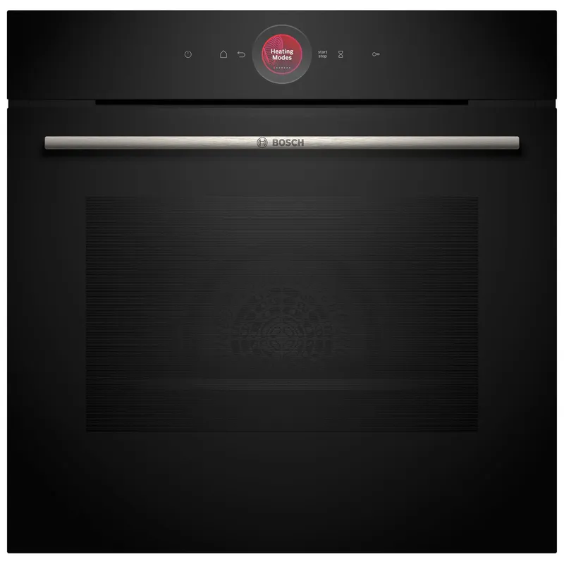 Bosch HBG7341B1B Series 8 Built In Electric Single Oven in Black 71L