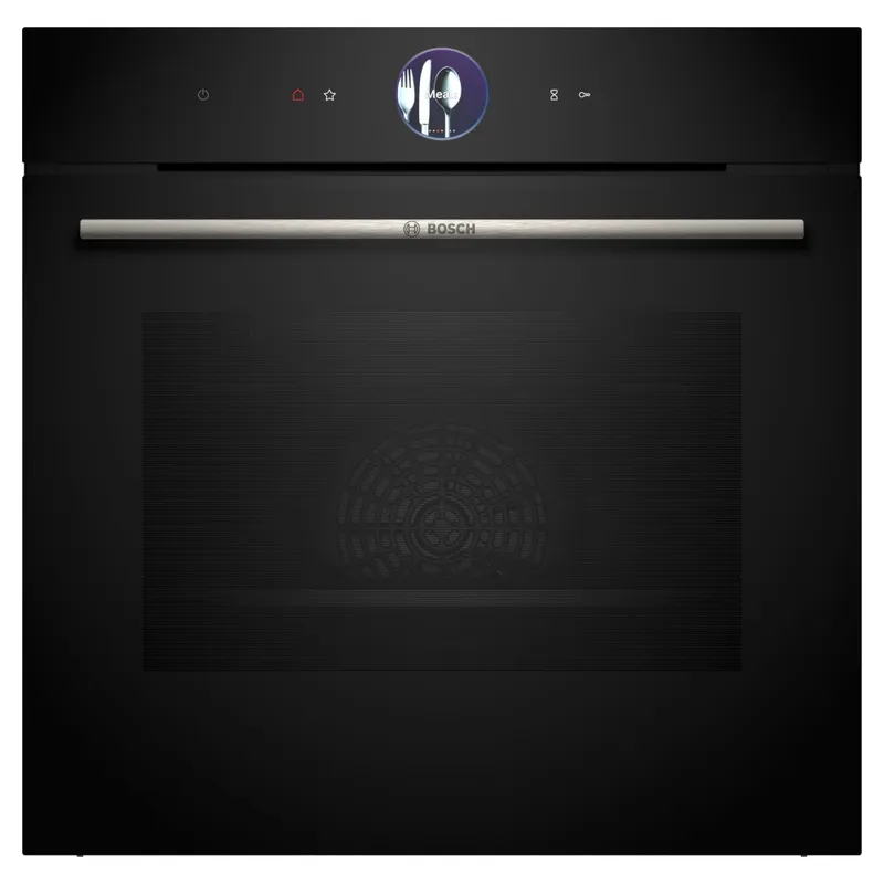 Bosch HBG7764B1B Series 8 Pyrolytic Multifunction Single Oven - Black