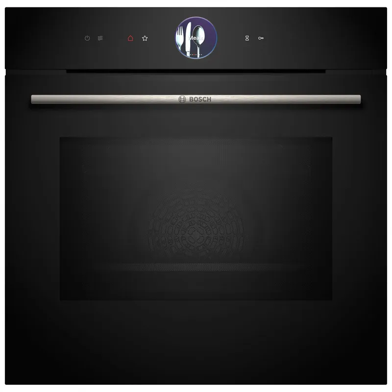 Bosch HMG7764B1B Series 8 Built In Electric Single Oven in Black 67L