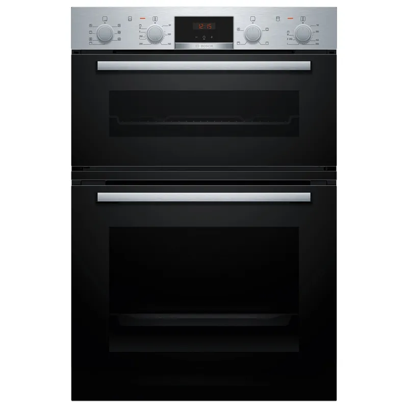Bosch MBA533BS3B Series 4 88cm Built In Electric Double Oven in Black