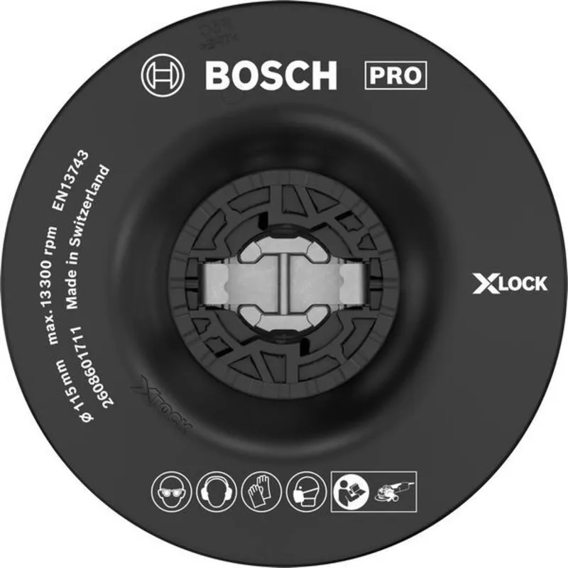 Bosch Pro Function cutting/grinding Pro Backing Pad Soft 115mm X-Lock 2608601711