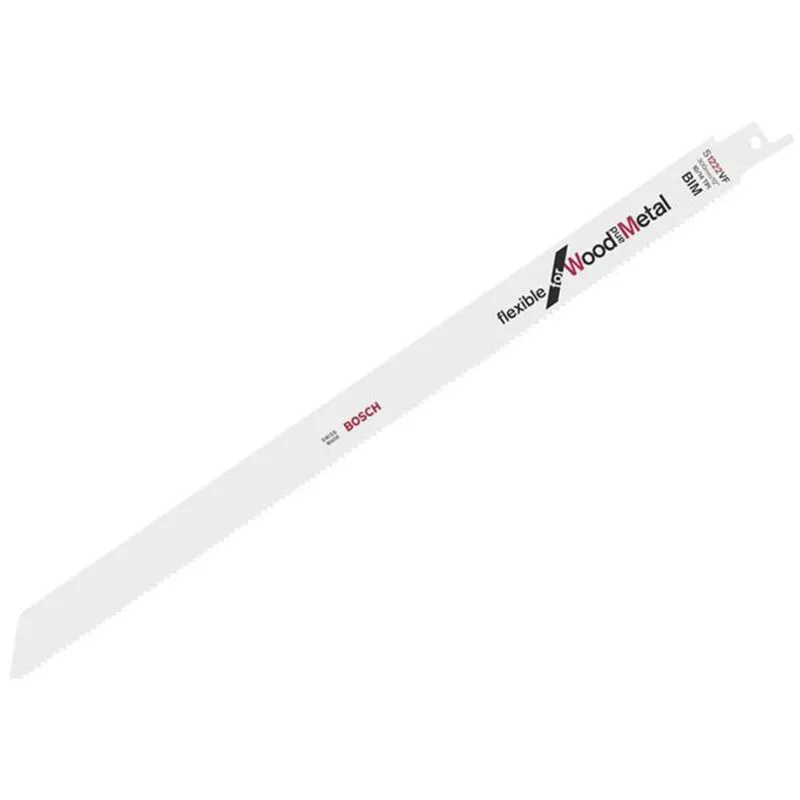 Bosch 2608656022 Sabre Saw Blade S1222VF BiM Wood/Metal 300x0.9mm ...