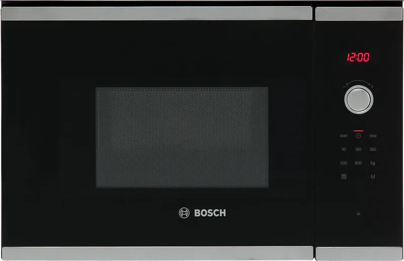 Bosch Series 4 BFL523MS0B 20 Litre 38cm High, Built In Small Standard Microwave Oven - Stainless Steel