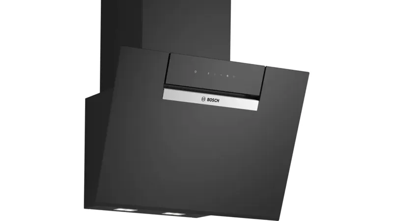 Bosch Series 4 DWK67FN60B 60cm Wide Black Wall-Mounted Cooker Hood