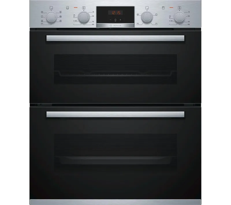 Bosch Series 4 NBS533BS0B Electric Built-under Double Oven - Stainless Steel