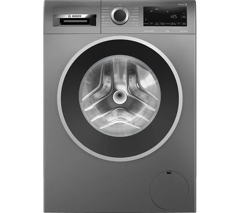 Bosch Series 6 WGG244ZCGB AntiStain 9 kg 1400 Spin Washing Machine - Graphite, Silver/Grey