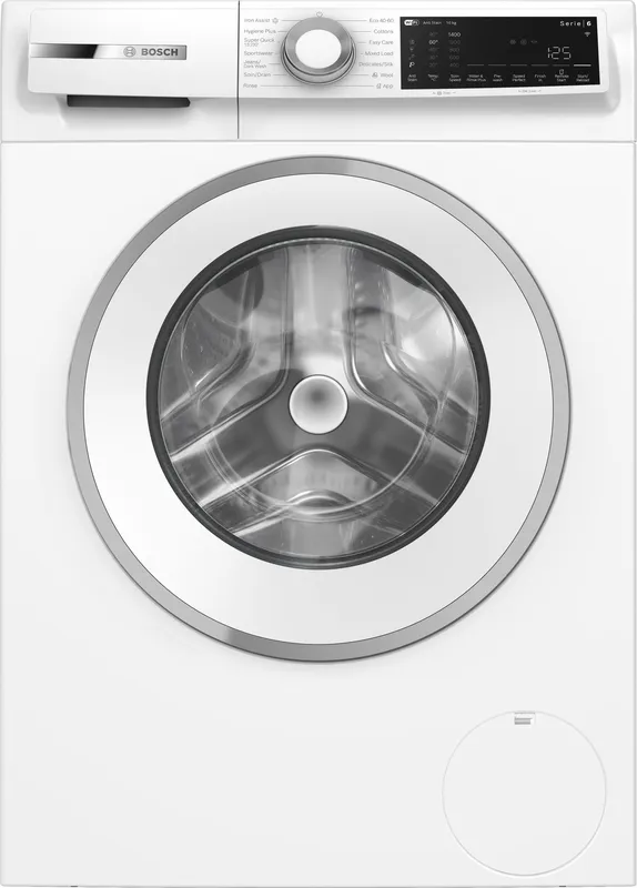 Bosch Series 6 WGJ25400GB 10kg Washing Machine with 1400 rpm - White - A Rated, White