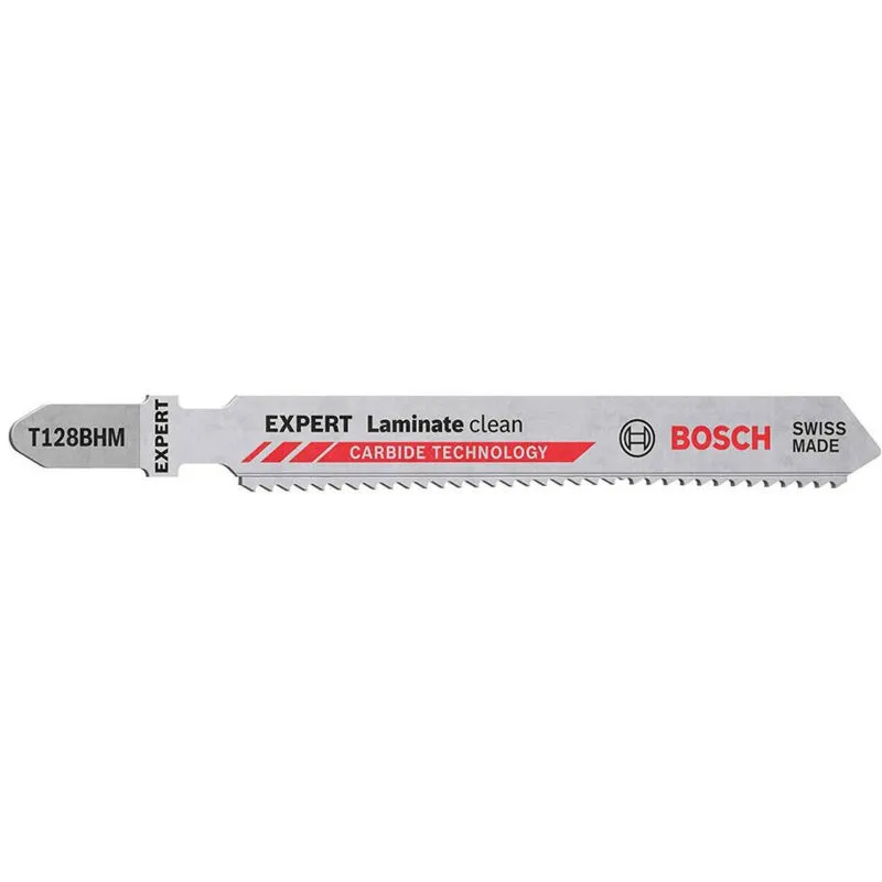Bosch special Expert Laminate Clean T128BHM Jigsaw Blade 3-pc 2608900542
