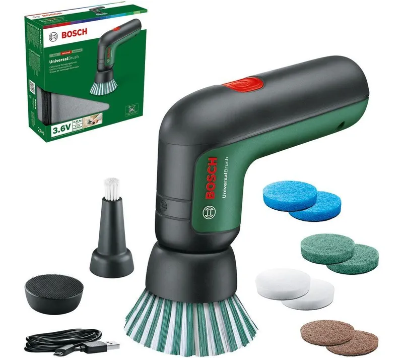 Bosch Cordless Cleaning Brush UniversalBrush Set Softbag 06033E0002