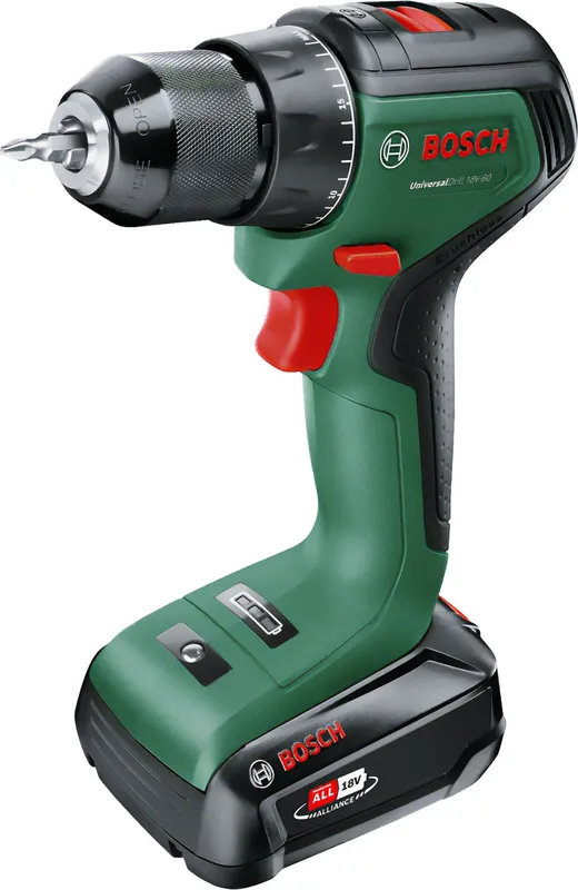 Bosch UniversalDrill 18V-60 Cordless Drill Driver with 1 Battery