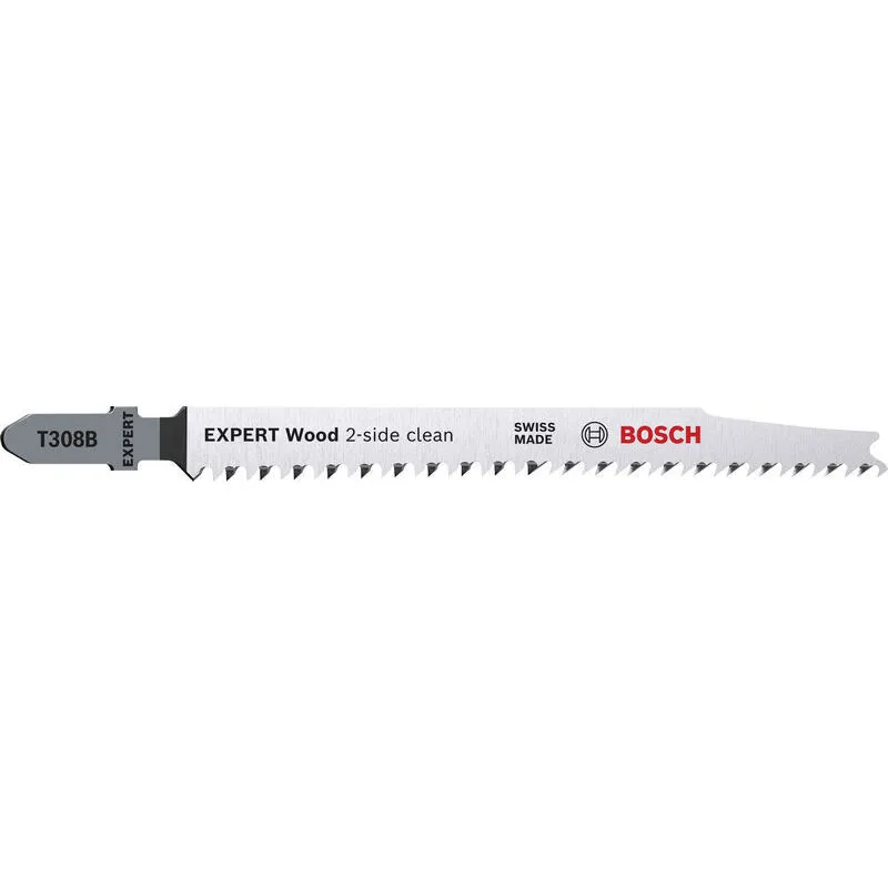 Bosch wood Expert Wood 2-side clean T 308 B Jigsaw Blade 25-pc 2608900552
