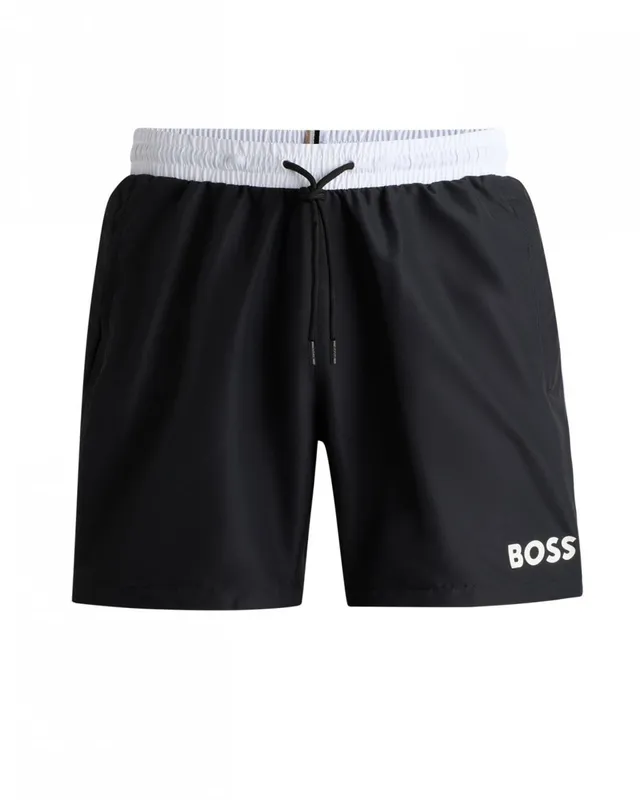 Boss Orange Starfish Mens Swim Shorts Nos - Black - Size X-Large
