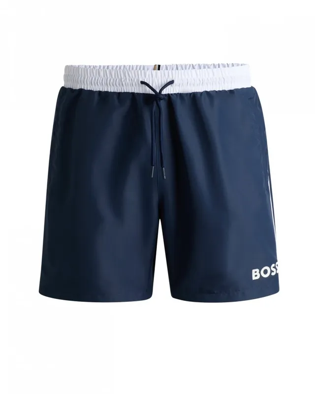 Boss Orange Starfish Mens Swim Shorts Nos - Navy - Size X-Large