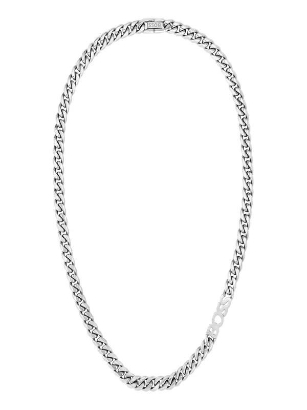 Boss Kassy Chain Necklace - Silver - Male - Size: One Size