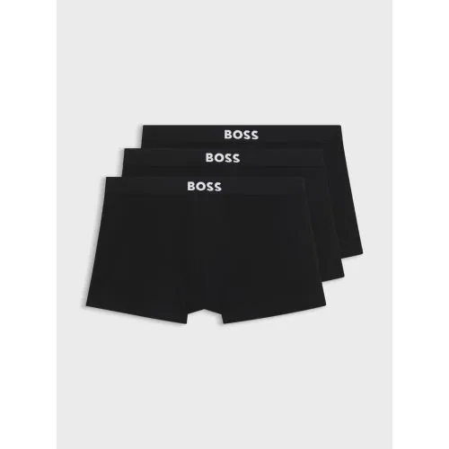Boss Mens Black 3-Pack Boxer - Black
