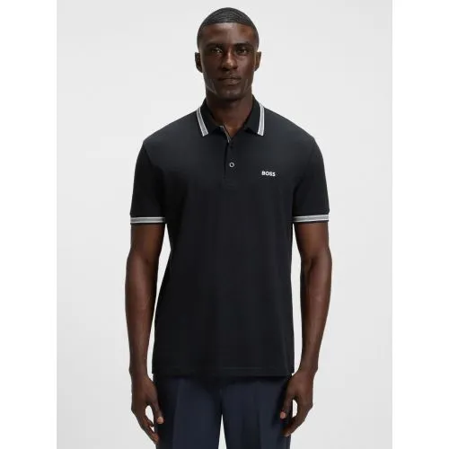 Boss Mens Dark Navy Paddy Polo Shirt - ["Blue","Navy"]