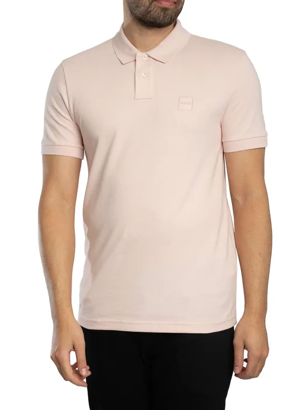 Boss Passenger Slim Polo Shirt - Open Pink - Male - Size: L