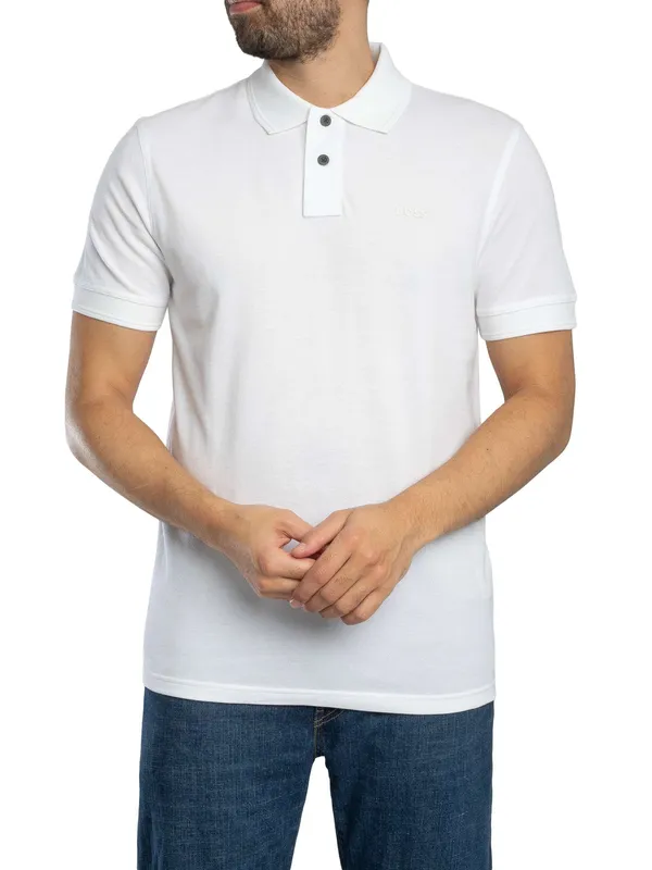 Boss Prime Polo Shirt - White