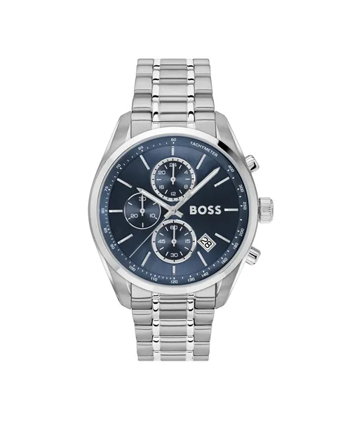 Boss Silver Blue Grand Prix 44 Watch