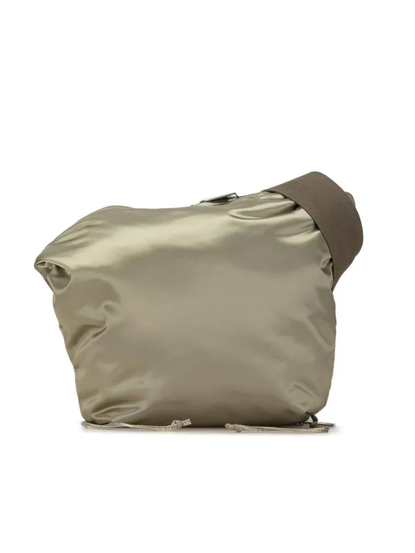 Bottega Veneta Women's Preloved Satin Crossbody Bag in Brown - Brown