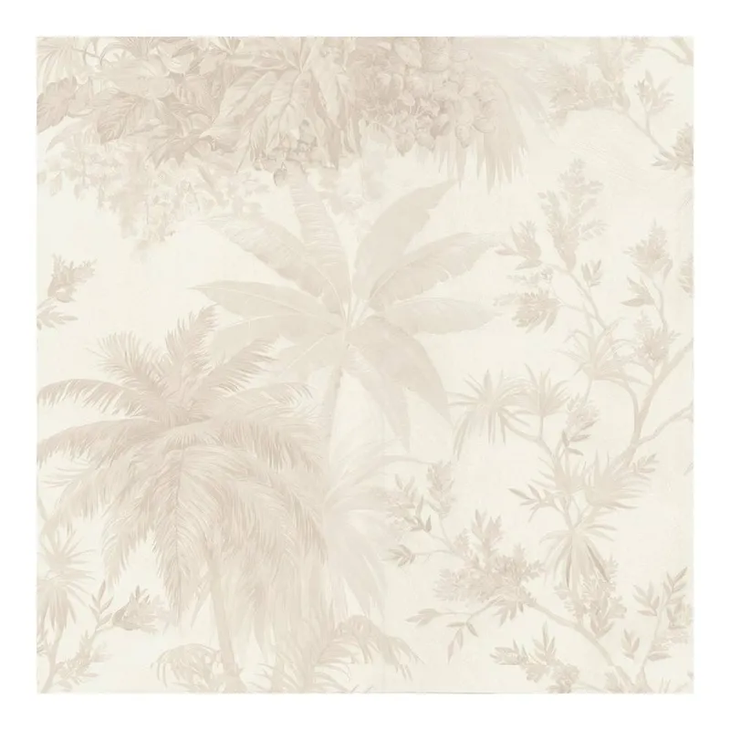 Boutique Bali Pearl Wallpaper in White Size: 10000mm x 520mm White