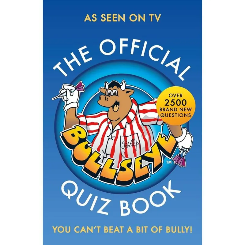 Boxer Gifts The Bullseye Quiz Book in Blue Blue