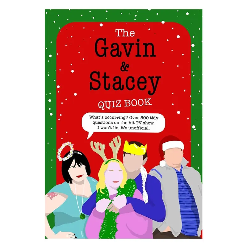 Boxer Gifts The Gavin & Stacey Quiz Book in Green Green