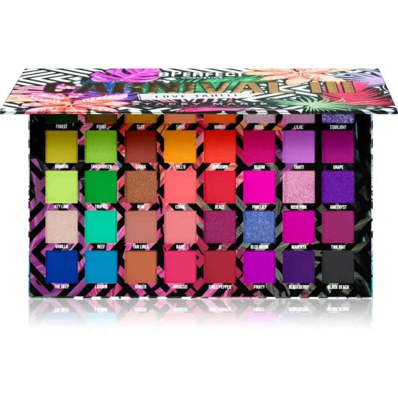BPerfect Carnival Iii Love Tahiti eyeshadow palette 64 g