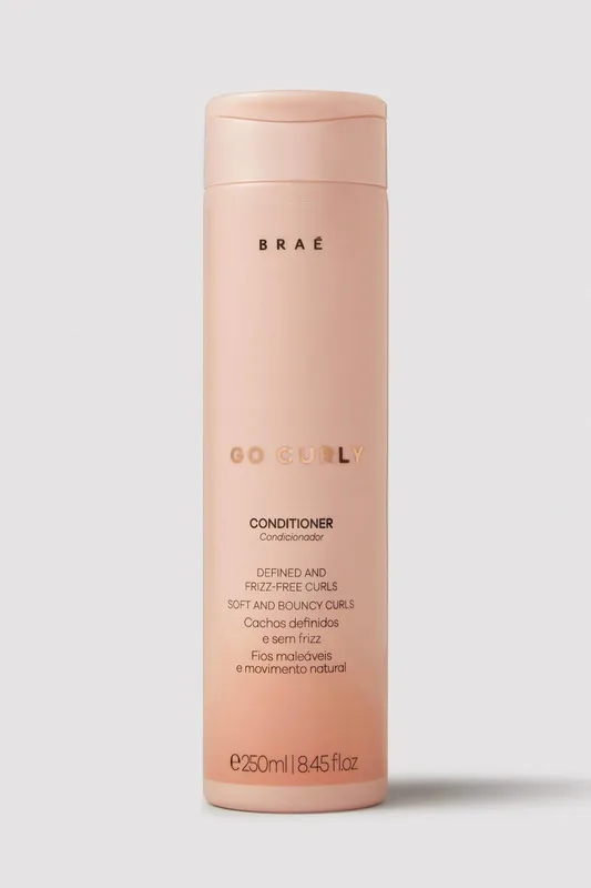 Brae Go Curly Conditioner 250ml in Clear - Clear